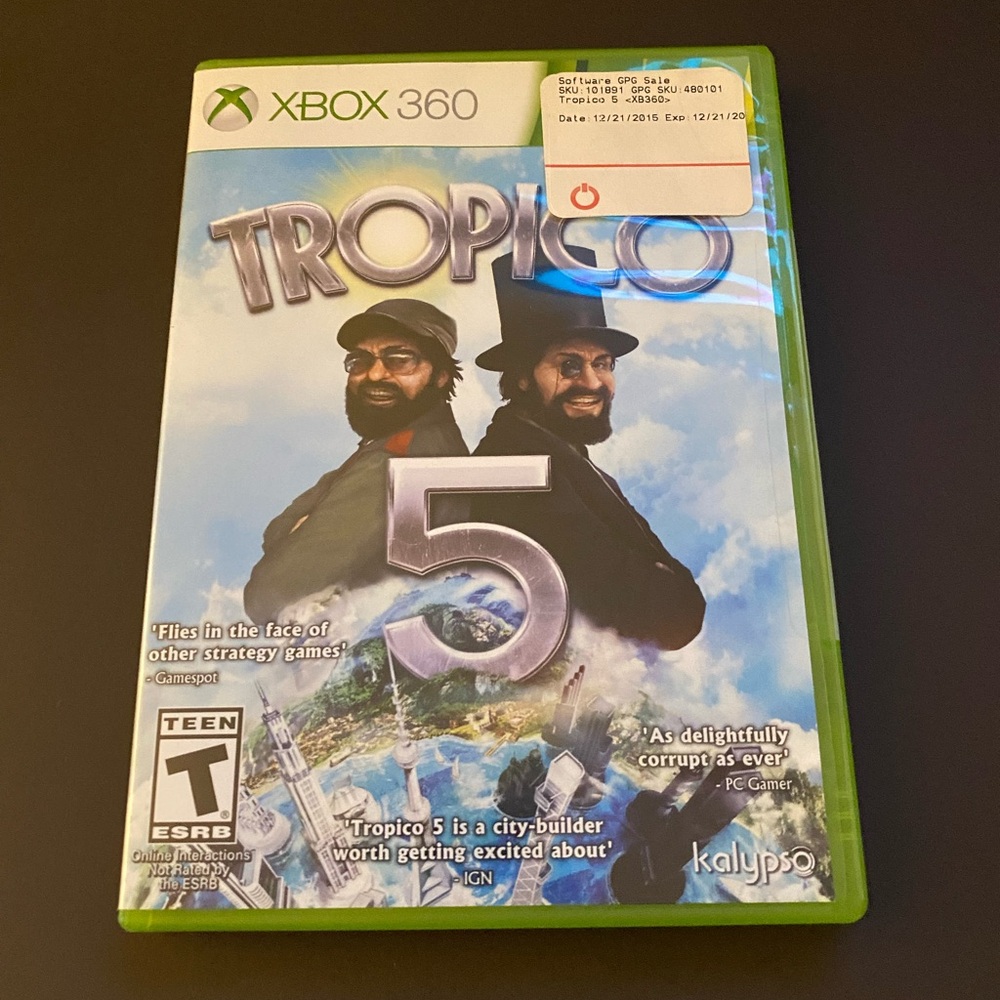XBOX 360 Tropico 5 Game